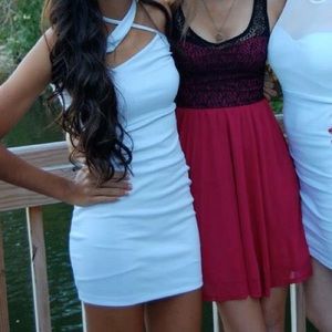 Mystic Boutique white bodycon dress